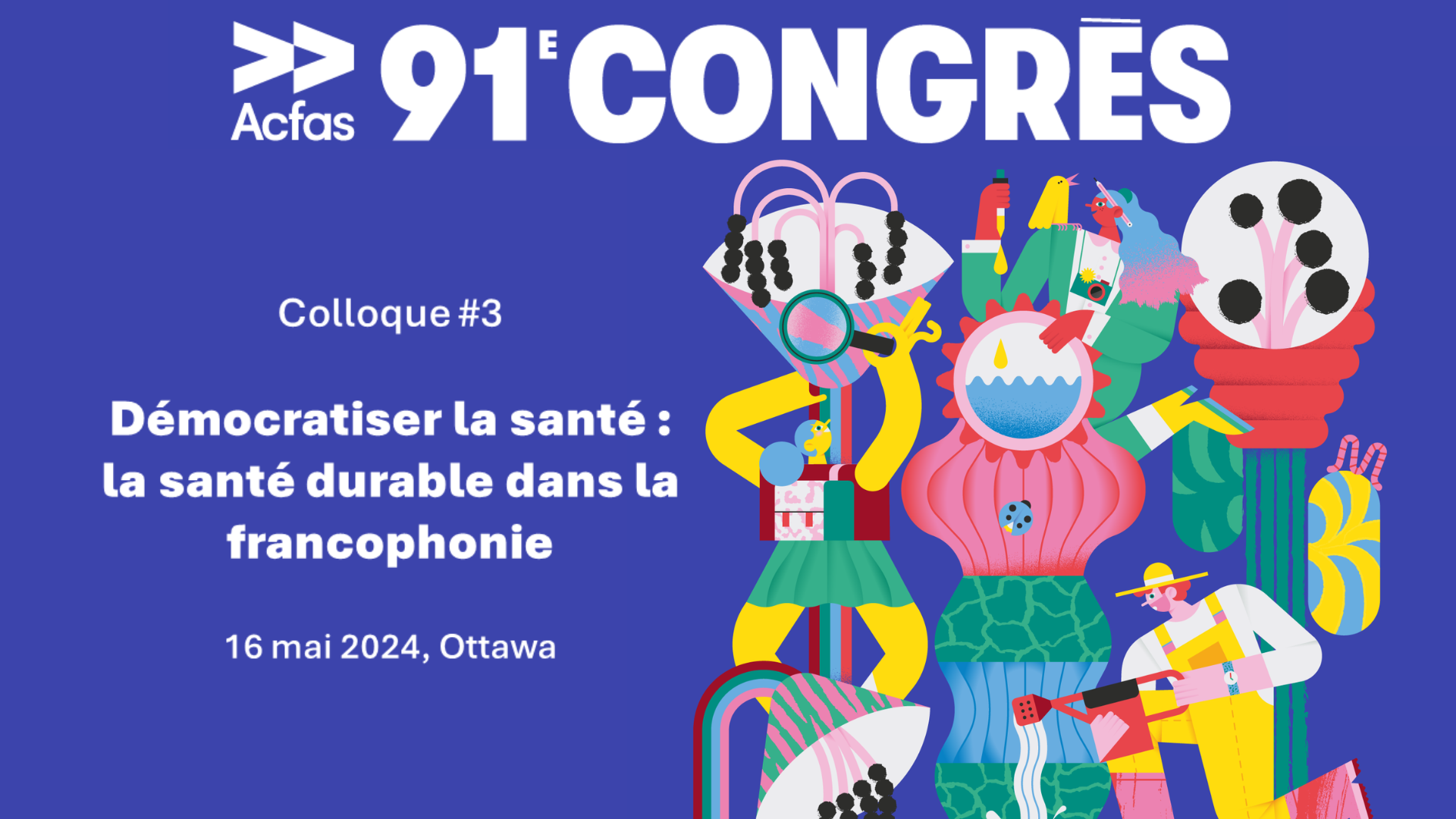 Succès pour le colloque sur la santé durable dans la francophonie