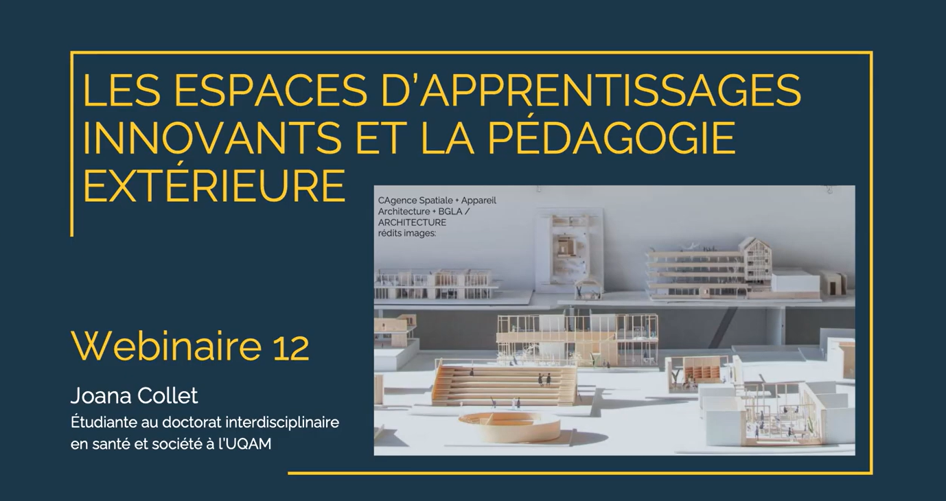 Des lieux qui (se) transforment: appropriation des espaces innovants et pédagogie extérieure